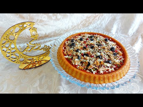 كيكة مالحة أروع من الروعة أو كيكة بيتزا كدجي خفيفة ولذيذة حضريها على السريع لفطور رمضان 😋 خطييييييرة