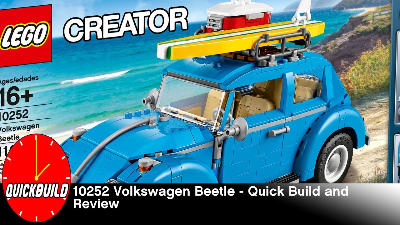 LEGO Creator 10252 Volkswagen Beetle - Quick Build and Review - YouTube