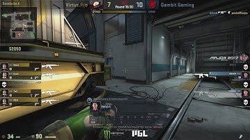 Gambit Hobbit ALL KILLS vs Virtus Pro Train @ KRAKOW MAJOR 2017
