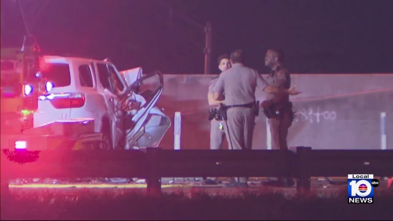 FHP: Wrong-way driver causes fatal crash in Medley - YouTube