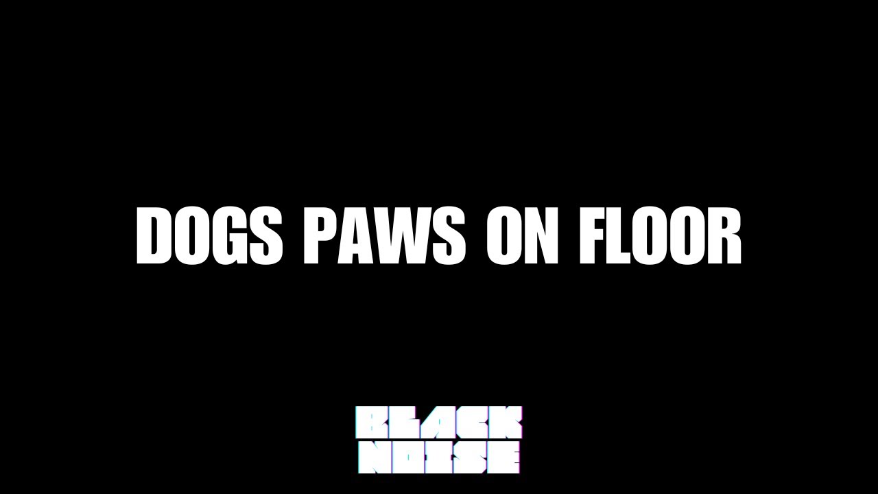 (AUDIO ONLY) Dogs Paws On Floor - Sound Effects - Dog Sounds