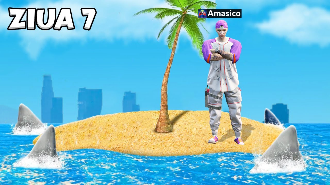 SUPRAVIETUIESC 7 ZILE pe o INSULA in GTA 5!