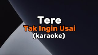 Karaoke Version || Tere - Tak Ingin Usai (tanpa vokal)