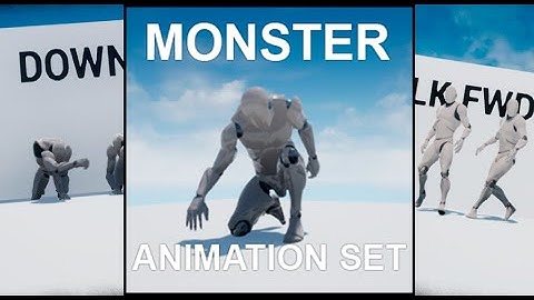 Monster Animation Set  | UE4-5 (2023)
