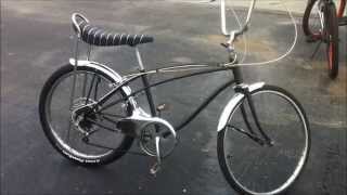 Sears Spyder Bicycle Chopper 5 Speed 360 Degrees Walk Around the Bike