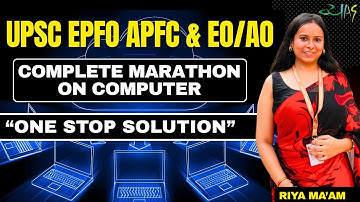 Computer Marathon in 7 Hours | UPSC EPFO APFC 2025 | Part (1/2) | Vyasa IAS