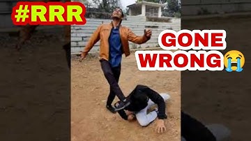 #RRR - Hook Step Tutorial of #NaachoNaacho Video Went Gone Worst😰😭 Song #RRRMassAnthem #shorts #yt