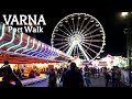 🇧🇬 Walking in VARNA, Bulgaria | Night Varna Port Tour | 4K HDR