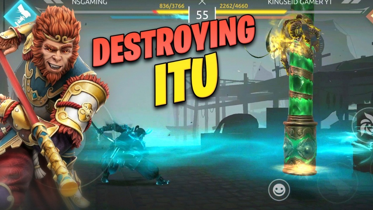 Is He Needs Skills ? 🤔| Destroying The Legendary ITU 🔥| Shadow Fight 4 Arena Gameplay
