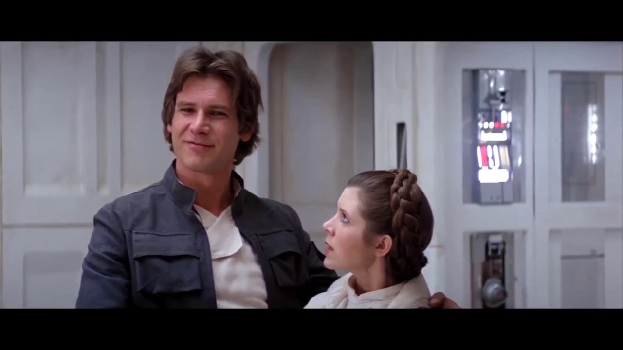 Lost And Found Luke And Leia Kiss Leia and Luke kiss (star wars) #sweethomealabama - YouTube