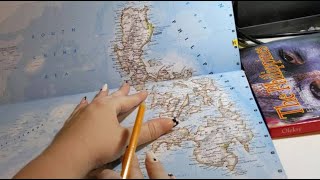 ASMR ~ The Philippines History and Geography ~ Soft Spoken Page Turning Maps screenshot 2