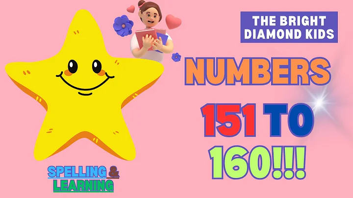 NUMBERS 151 TO 160 FOR KIDS IN ENGLISH!!!! EDUCATIONAL VIDEO WITH SPELLING AND LEARNING