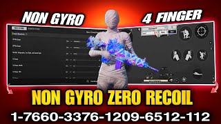Non Gyro zero Recoil sensitivity Best NON GYROSCOPE  SENSITIVITY SETTINGS BGMI / PUBG MOBILE 2026 