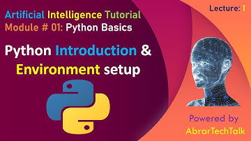 Python Introduction and Environment Setup | Python for beginners 2024 | Lecture: 1