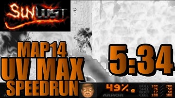 Doom: Sunlust MAP14: "Troglobite" UV Max in 5:34