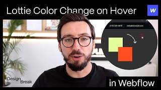 How to: Change Lottie Color on Hover, in Webflow