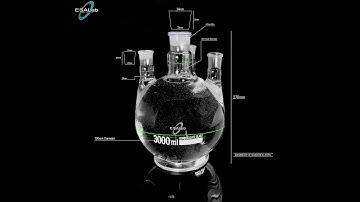 Round Bottom Flask 4 Neck 3000ml.