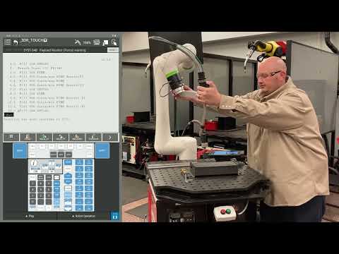 Setting up 3D Touch Sense with Rotation – Lincoln Electric Cobot Training Video