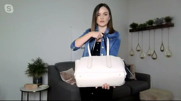 Aimee Kestenberg Leather Tech Tote - Busy Bee on QVC