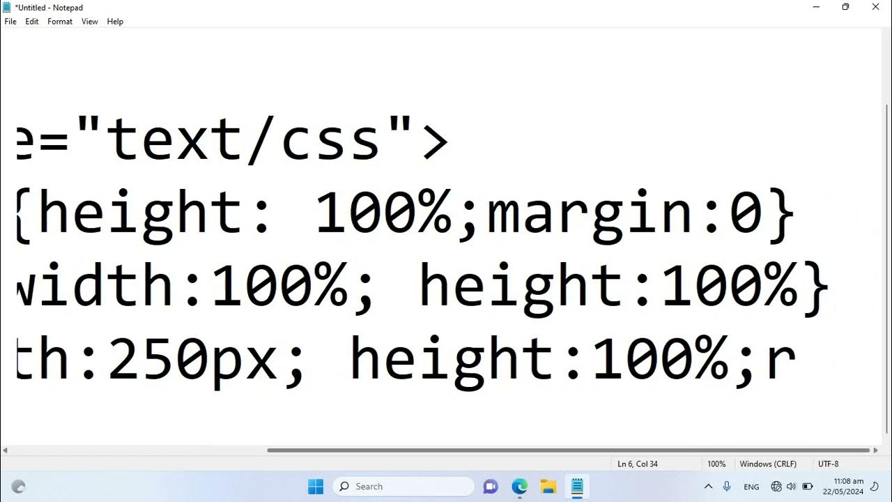 HTML Program 2016 Lecture 22 | HTML code with Harry | HTML CSS project ...