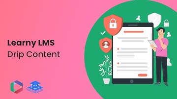 Learny LMS-  Drip content