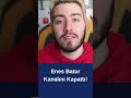 Enes Batur Kanalını Kapattı! Neler Oluyor?