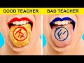 Professora boa vs professora m  acessrios escolares incrveis e momentos hilrios no gotcha