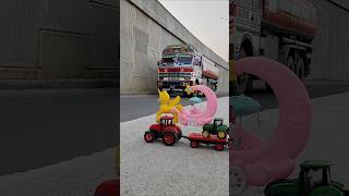 Unboxing sonalika tractor Trolley &amp; Farm Die-Cast model Testing 🔥 #sonalika #tractor