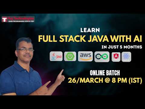 Stop Learning ONLY JAVA | Learn FULL STACK JAVA with AI INTEGRATION in 5 months