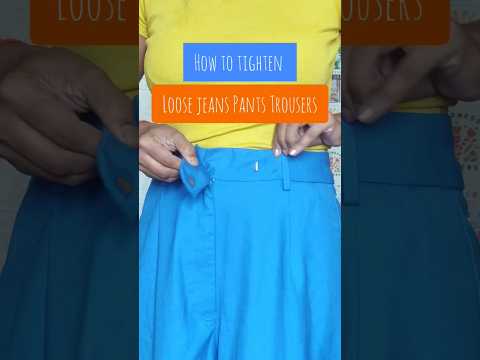 Loose jeans hacks