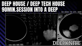 vrchatdeep House  Deep Tech House  90minsession  Into A Deep In Da House Feb 15th 2026