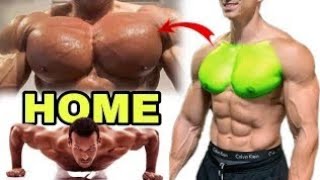 big chest at home workout without equipment 💪 TRY THIS FOR BIGGER CHEST IN 2 WEEKS