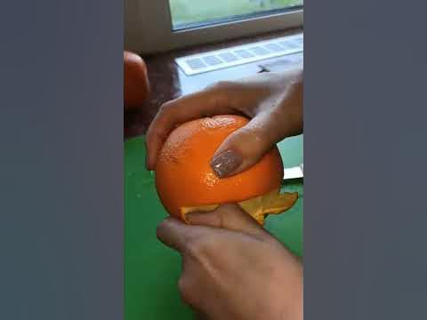 КАК БЫСТРО ПОЧИСТИТЬ АПЕЛЬСИН #shorts 🍊Ты точно не знал - YouTube