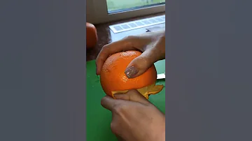 КАК БЫСТРО ПОЧИСТИТЬ АПЕЛЬСИН #shorts 🍊Ты точно не знал