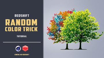 Random coloring  polygon groups of an object [REDSHIFT][CINEMA 4D TUTORIAL]