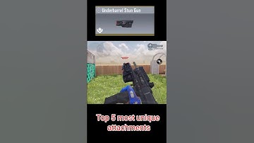Top 5 Most Unique Attachments in COD Mobile | Call of Duty Mobile