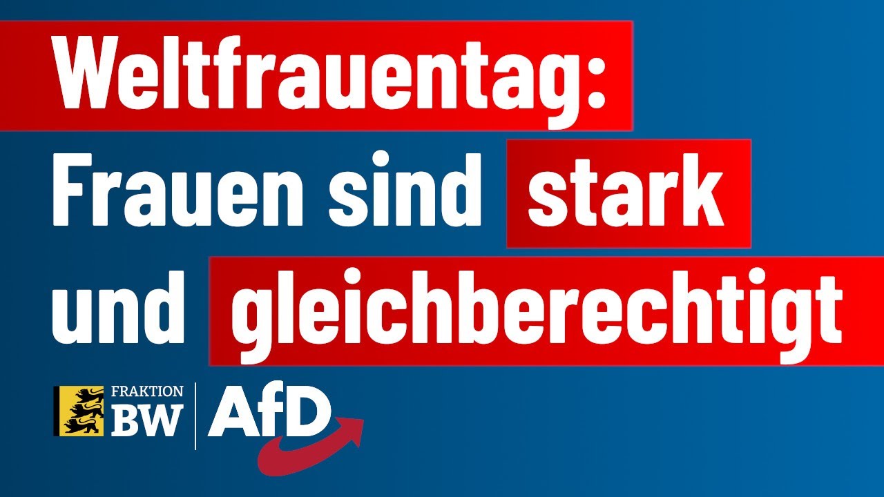 Männer Und Frauen Sind Gleichberechtigt Weltfrauentag: Frauen sind stark und gleichberechtigt! - YouTube