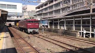 ED76牽引8096レ 鹿児島中央駅発車