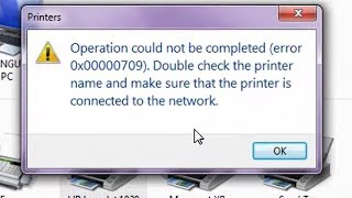 How to Fix cannot Set Default Printer With Error : 0x00000709