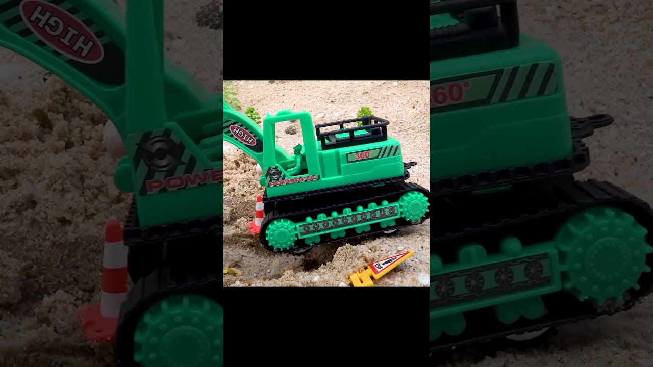 รถขุดช่วยรถบัสจากทราย