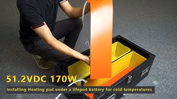 Installing Heating pad under a lifepo4 battery for cold temperatures - SEPLOS MASON 280 DIY kits