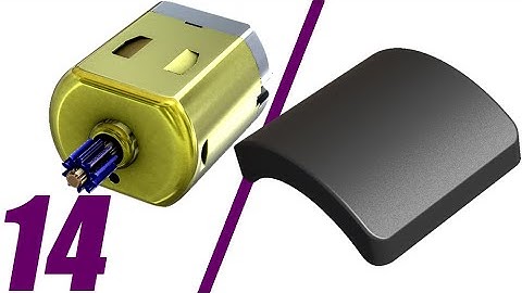 Project 11 |SolidWorks Tutorial| DC motor : 14- magnet