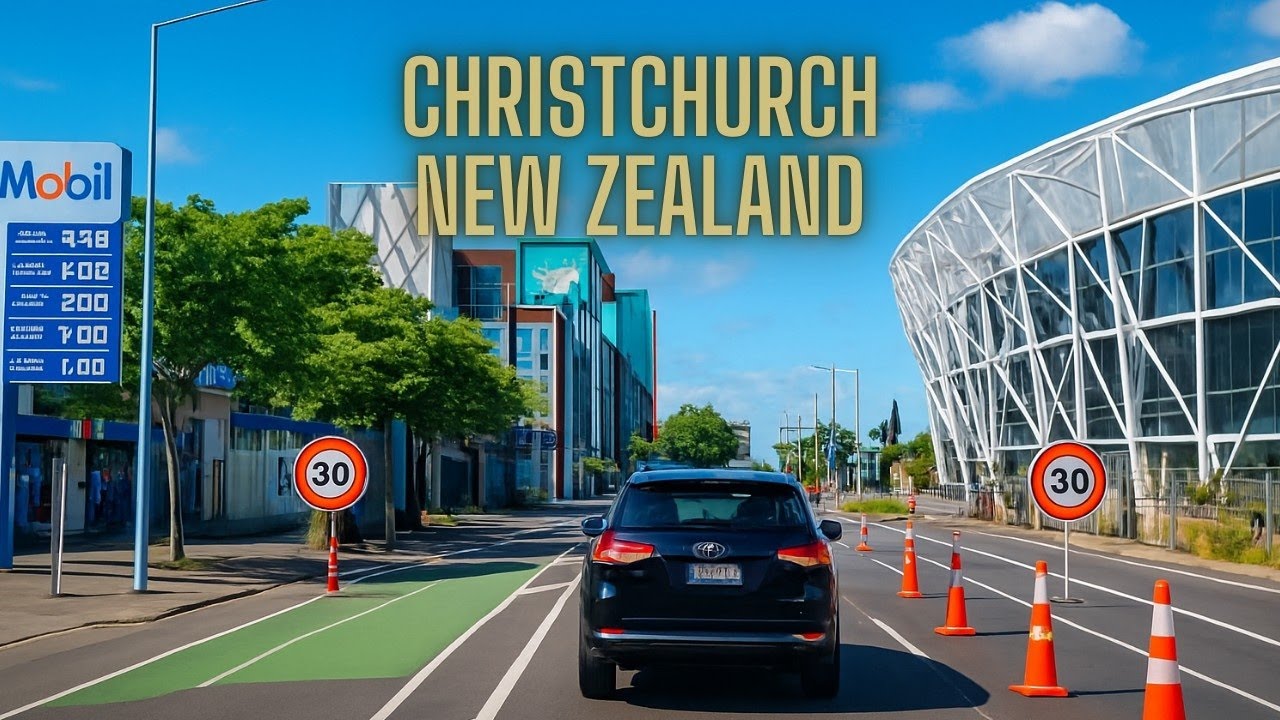 Christchurch City Drive Tour | New Zealand 
