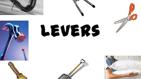 Simple Machines: Classifications Of Levers
