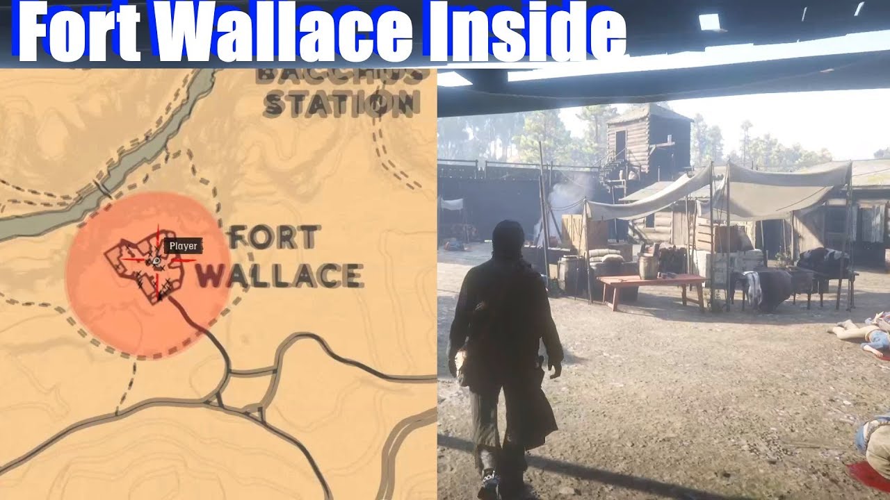 Rdr2 Get In Fort Wallace Inside Exploration Red Dead Redemption 2 Youtube