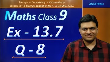 Question 8  Exercise 13.7 Class 9 Maths Chapter 13 Surface Areas and Volumes