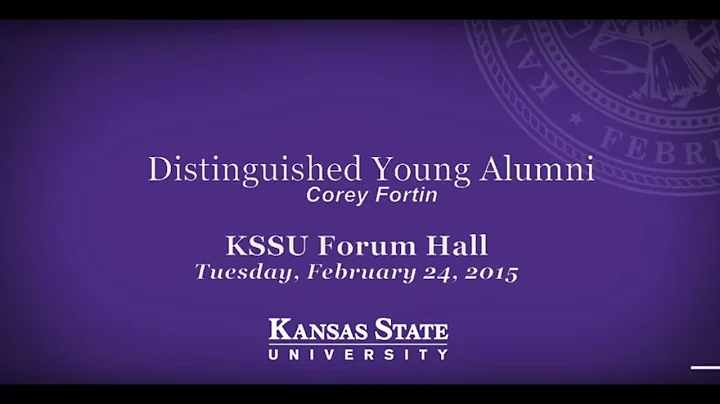 2015 Distinguished Young Alumni Keynote Presentati...