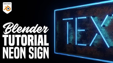 Blender Neon Sign Eevee | Tutorial