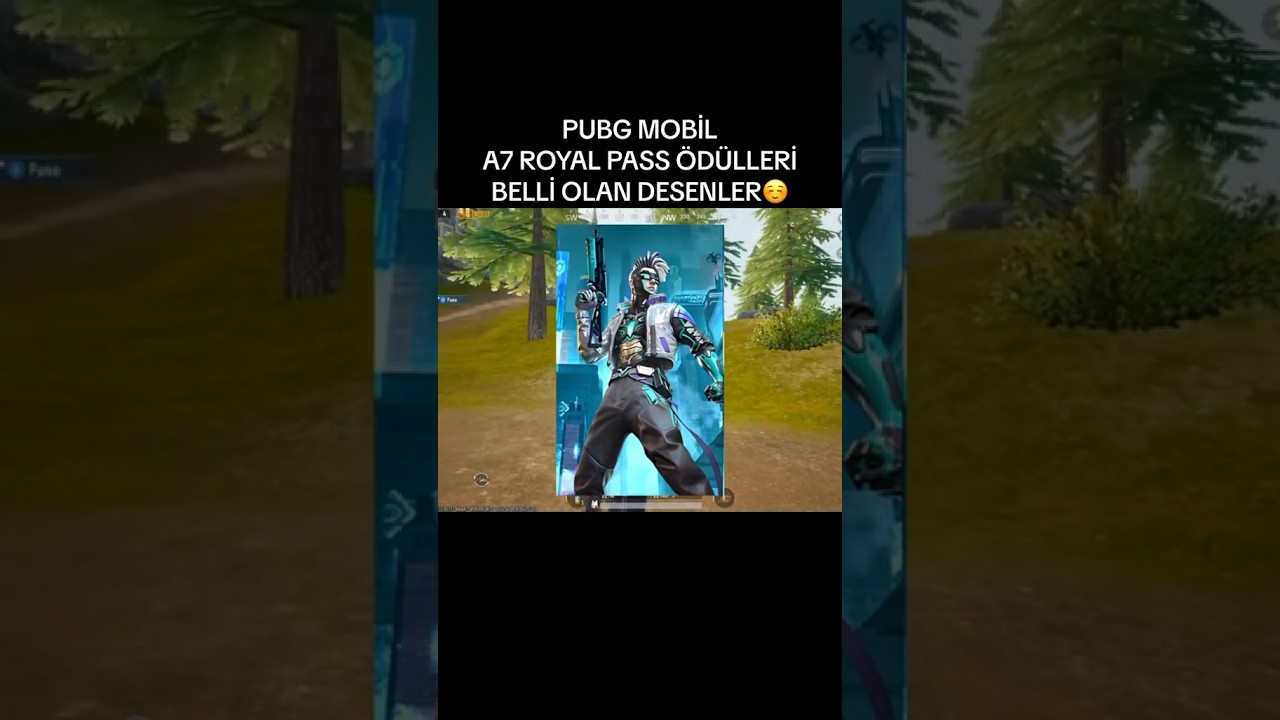 PUBG MOBİL A7 ROYAL PASS BELLİ OLAN ÖDÜLLER 