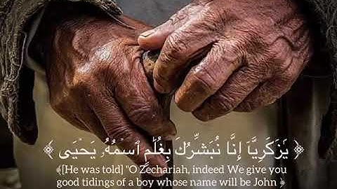 القارئ وديع يماني (يَا زَكَرِيَّا إِنَّا نُبَشِّرُكَ بِغُلَامٍ اسْمُهُ يَحْيَىٰ)